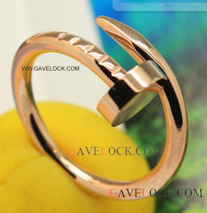 Rose Gold Cartier Juste Un Clou Ring Replica
